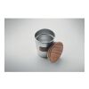Single wall tumbler 350 ml matt silver | No Branding | not available | not available