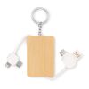 Key ring charging cable wood | No Branding | not available | not available | not available
