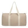 Recycled cotton sports bag khaki | No Branding | not available | not available | not available