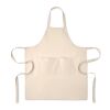 Organic cotton apron 240 gr/m² beige | No Branding | not available | not available | not available