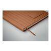 A5 notebook in smokey PU brown | No Branding | not available | not available | not available