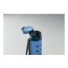 Sports water bottle RPET 1L transparent/light blue | No Branding | not available | not available | not available