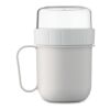 On the go cup in PP 450 ml white | No Branding | not available | not available | not available
