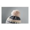 Knitted beanie with ear flap grey | No Branding | not available | not available | not available