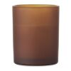 Plant based wax candle 80 gr brown | No Branding | not available | not available