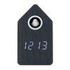 MDF cuckoo alarm clock black | No Branding | not available | not available | not available