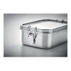 Lunch box 750mL matt silver | No Branding | not available | not available | not available
