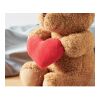 Teddy bear with heart 23cm red | No Branding | not available | not available | not available