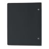 A5 refillable PU notebook black