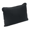 Suede fabric cushion black