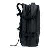 Extendable RPET backpack 20L black
