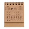 4-year desktop calendar beige