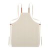 Organic cotton apron 340 gr/m² beige | No Branding | not available | not available | not available