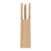 5 piece knife set in base wood | No Branding | not available | not available