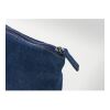Recycled denim cosmetic pouch blue | No Branding | not available | not available | not available