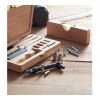 21 pcs tool set in bamboo case wood | No Branding | not available | not available | not available