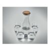 Set of recycled glass drink transparent | No Branding | not available | not available