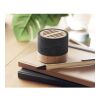 Bamboo RPET wireless speaker black | No Branding | not available | not available | not available