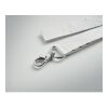 Seed paper lanyard with hook white | No Branding | not available | not available | not available
