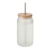 Sublimation mason jar 400 ml transparent/white | No Branding | not available | not available | not available