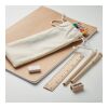 Kids drawing set in drawstring beige | No Branding | not available | not available | not available