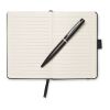 A6 notebook with pen 72 lined black | No Branding | not available | not available