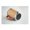 Double wall tumbler 300ml with bamboo wood | No Branding | not available | not available