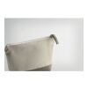 Bicolour cotton cosmetic bag grey | No Branding | not available | not available | not available