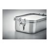 Stainless steel lunchbox 750ml matt silver | No Branding | not available | not available | not available