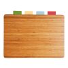 Cutting board with 4pcs hygienic boards brown | No Branding | not available | not available