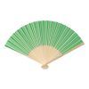 Bamboo hand held fan Elio yellow | No Branding | not available | not available