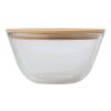 Glass salad bowl Isabeau brown | No Branding | not available | not available