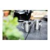 Stainless steel double walled mugs Naya silver