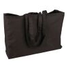 Oeko-Tex cotton (280 gsm) shopping bag Hugh black | No Branding | not available | not available