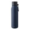 Recycled stainless steel drinking bottle (600 ml) Cassian black | No Branding | not available | not available