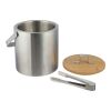 Double walled stainless steel ice bucket Fenwick silver | No Branding | not available | not available