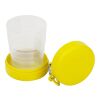 PET drinking cup Dolly yellow | No Branding | not available | not available