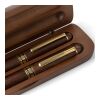 Walnut wooden pen set Adelina brown | No Branding | not available | not available