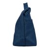 Recycled denim cooler roll-top bag Mira blue | No Branding