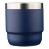 Recycled stainless steel double-walled cup (180 ml) Lilia blue | No Branding