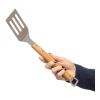 Stainless steel barbecue spatula Saphira brown | No Branding