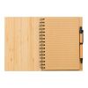 Bamboo notebook Carmen brown | No Branding | not available | not available