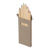Wooden pencil set Gigi grey