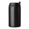 Stainless steel double walled cup Gisela black