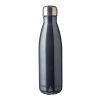 Recycled stainless steel single-walled flask 650 ml Cliff blue