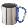 Stainless steel double walled mug Nella black
