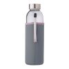 Glass bottle (500 ml) with neoprene sleeve Nika orange