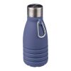 Silicone foldable drinking bottle 550 ml Erin grey