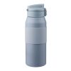 Stainless steel dubble-walled drinking bottle 800 ml Katie black