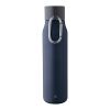 Recycled stainless steel drinking bottle (600 ml) Cassian white